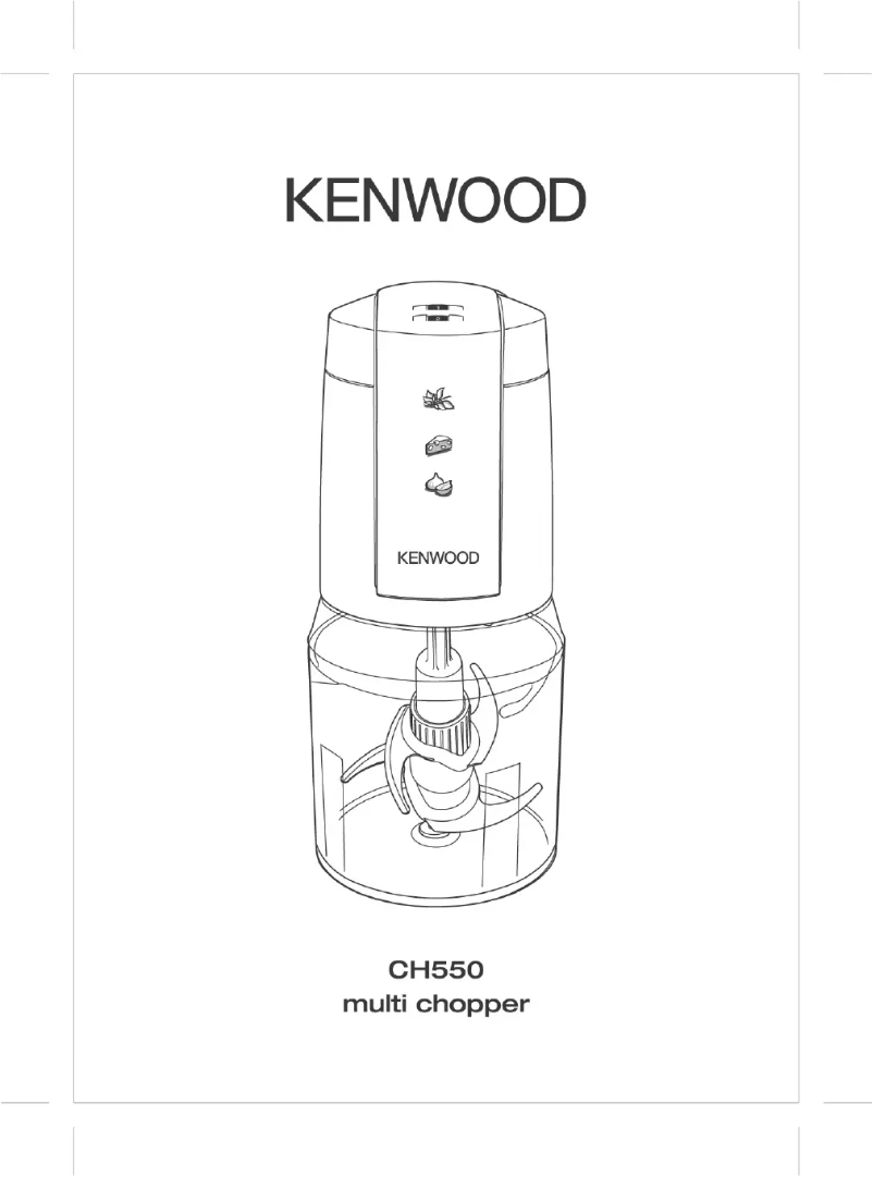 Page 1 of the manual User Manual Kenwood CH550
