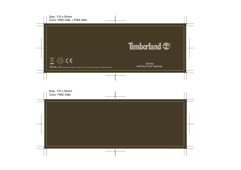 Page 1 of the manual User Manual Timberland Pelhem TBL.15015