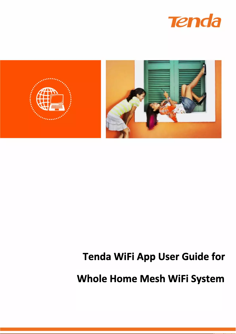 Page 1 of the manual Instruction Manual Tenda Nova MW5c
