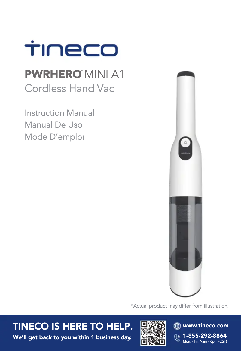 First page image of the manual for PWRHERO Mini A1