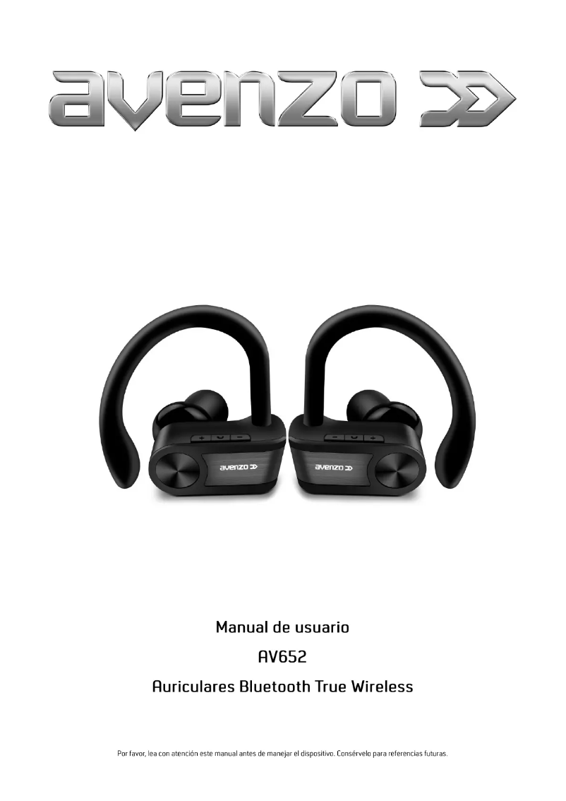 Page 1 of the manual User Manual Avenzo AV652