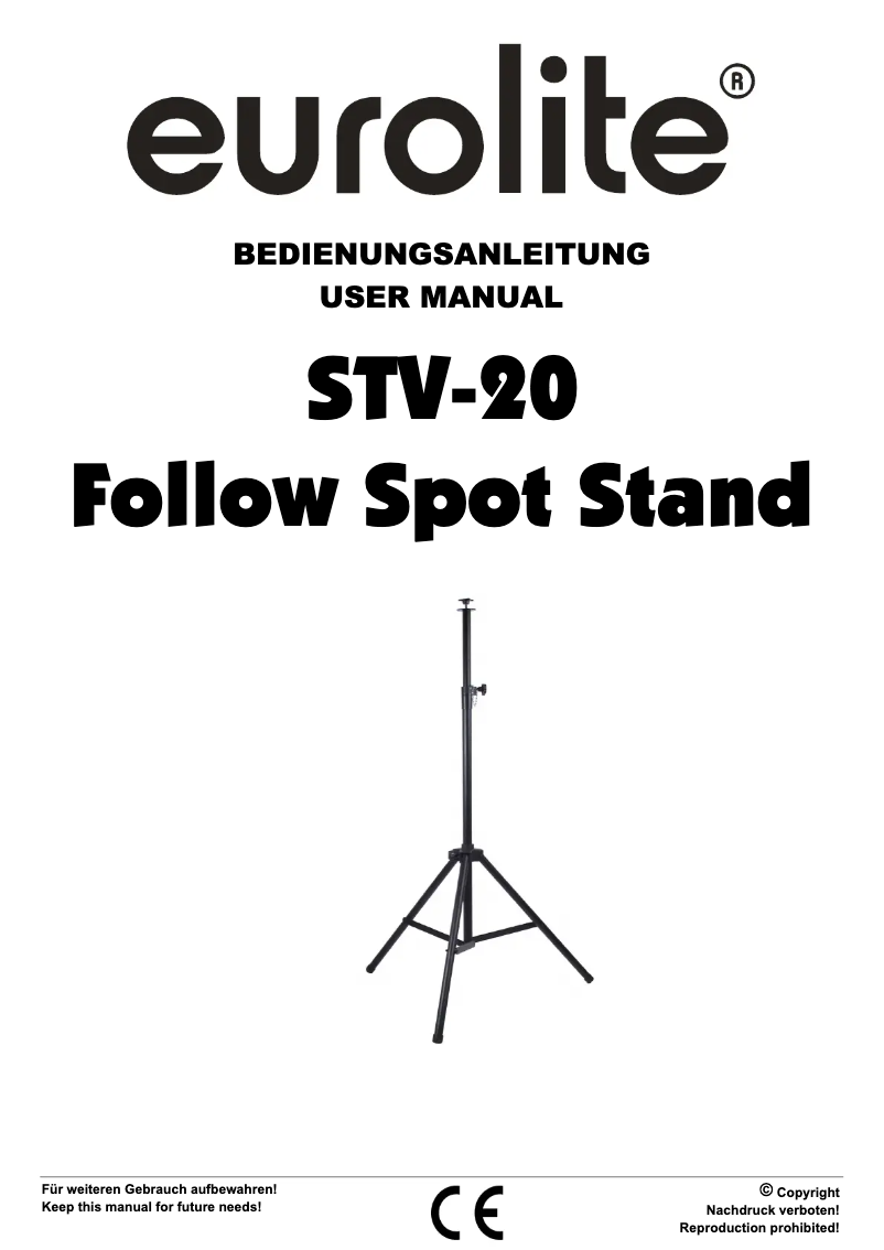First page image of the manual for STV-20