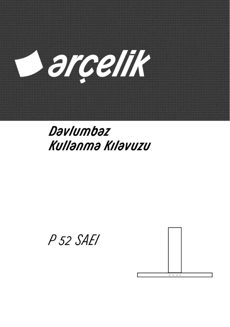 First page image of the manual for P 52 SAEI