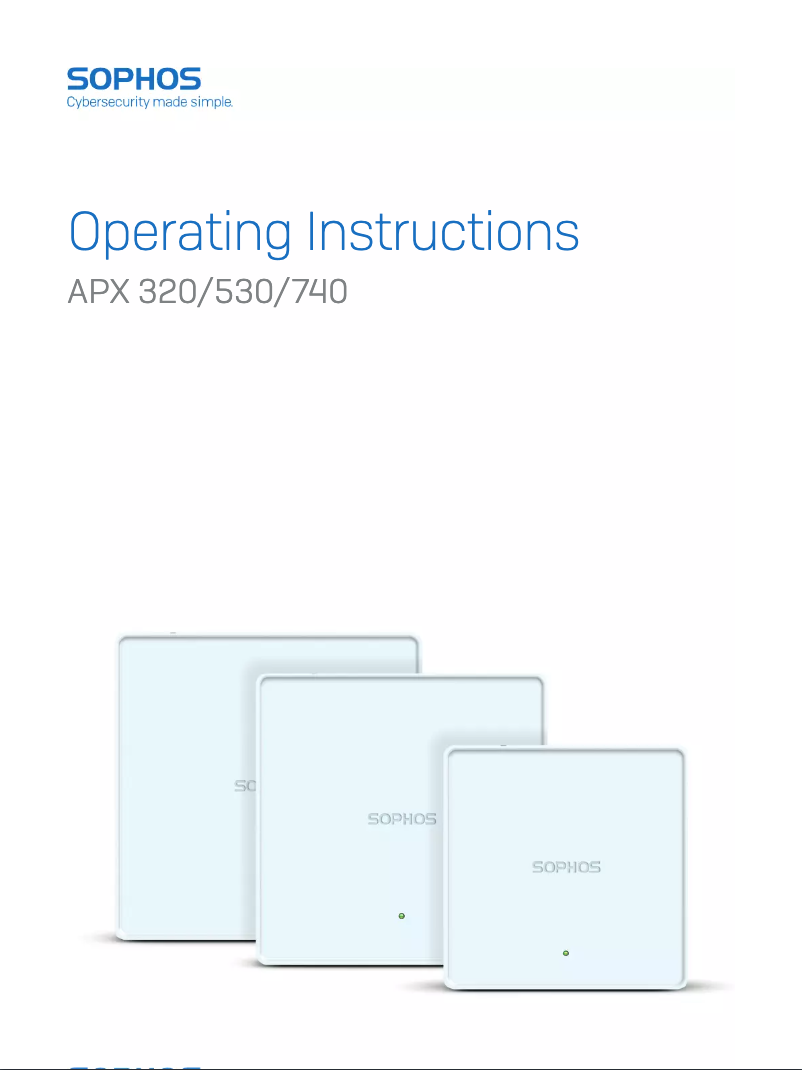 Image de la première page du manuel de l'appareil APX 740