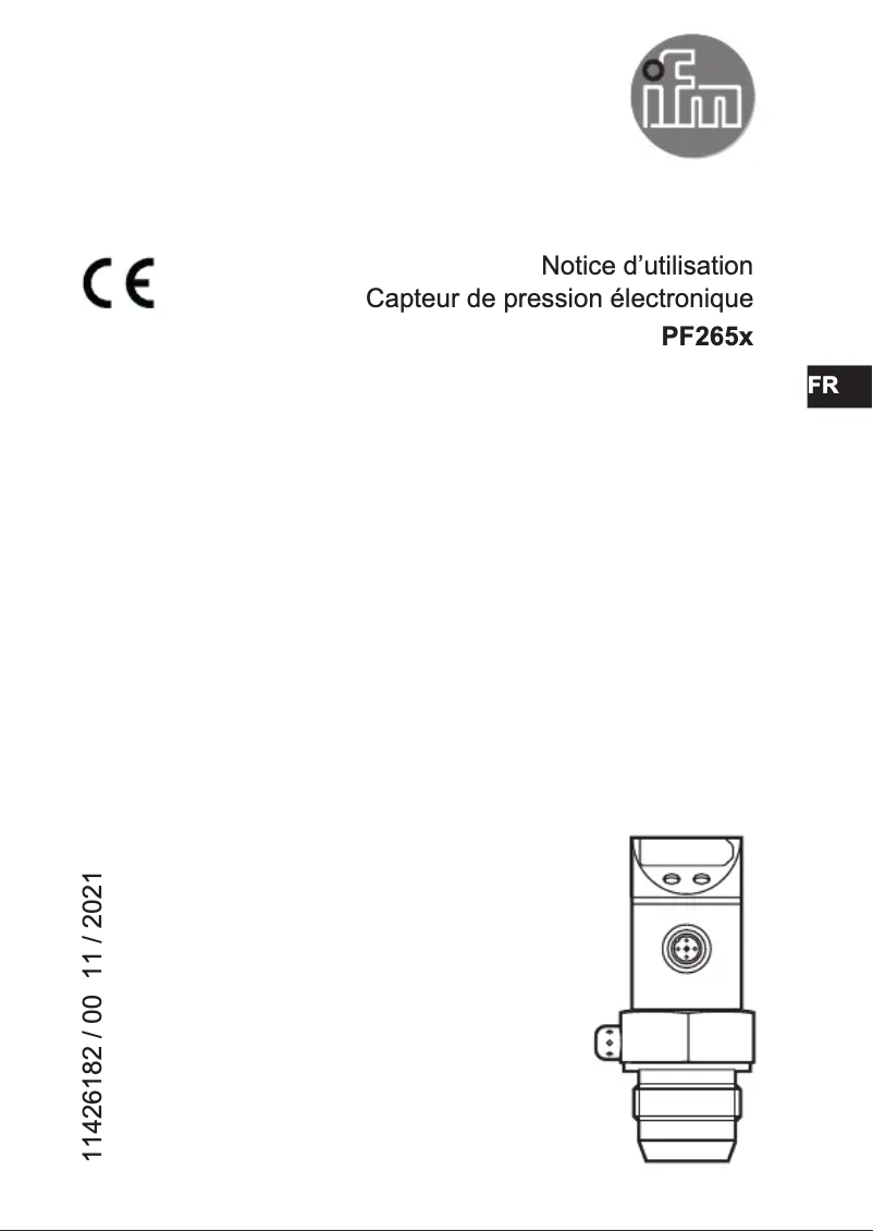 First page image of the manual for PF2656