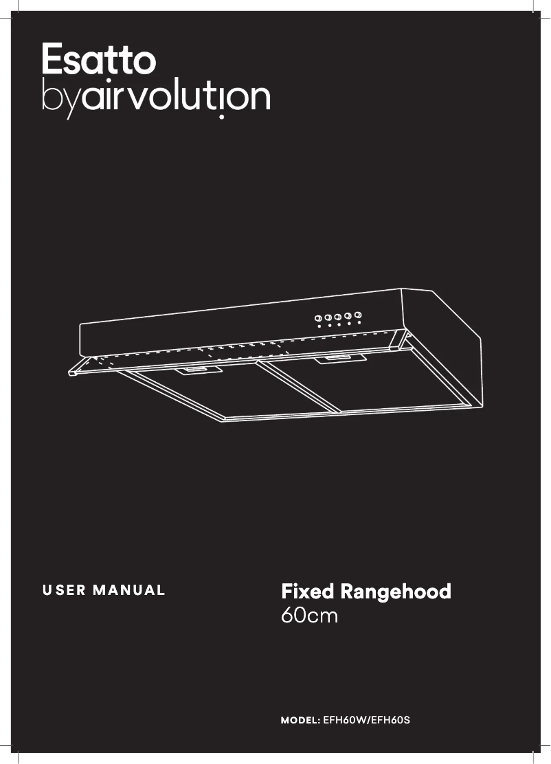 Page 1 of the manual User Manual Esatto EFH60S