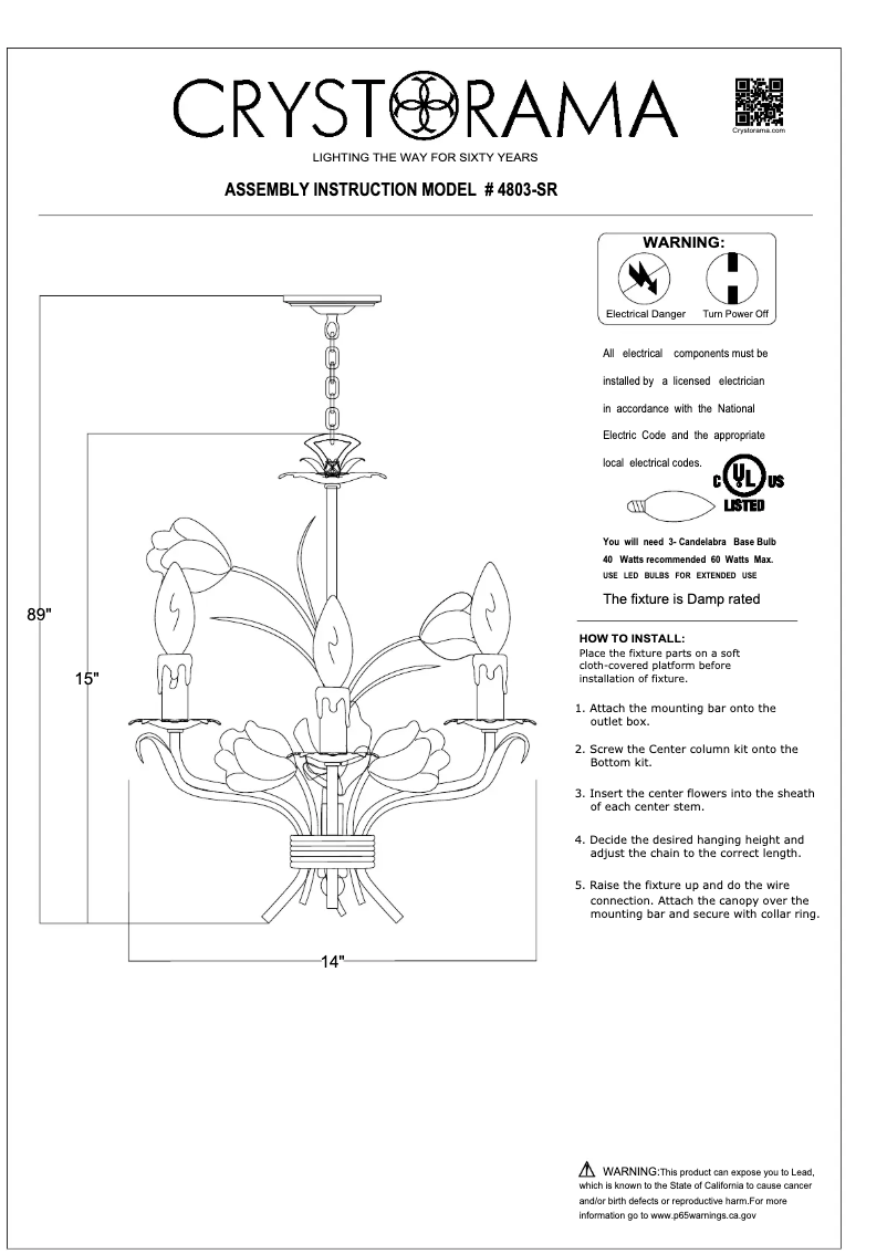 First page image of the manual for Southport 4803-SR