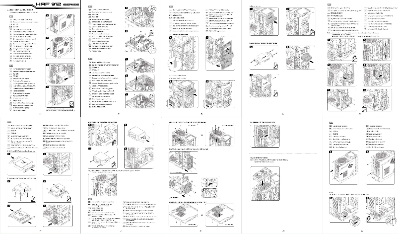 Page 1 of the manual User Manual Cooler Master HAF 912 Plus
