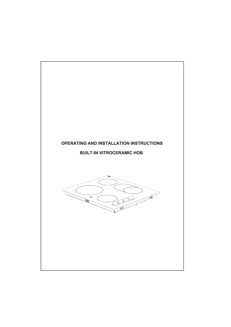 First page image of the manual for OC64KZ