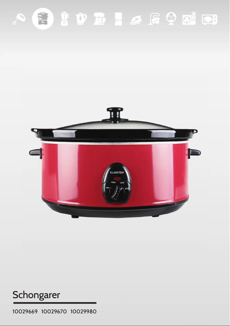 First page image of the manual for 10029669