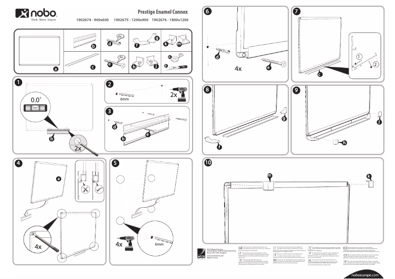Page 1 of the manual User Manual Nobo Prestige 1902674