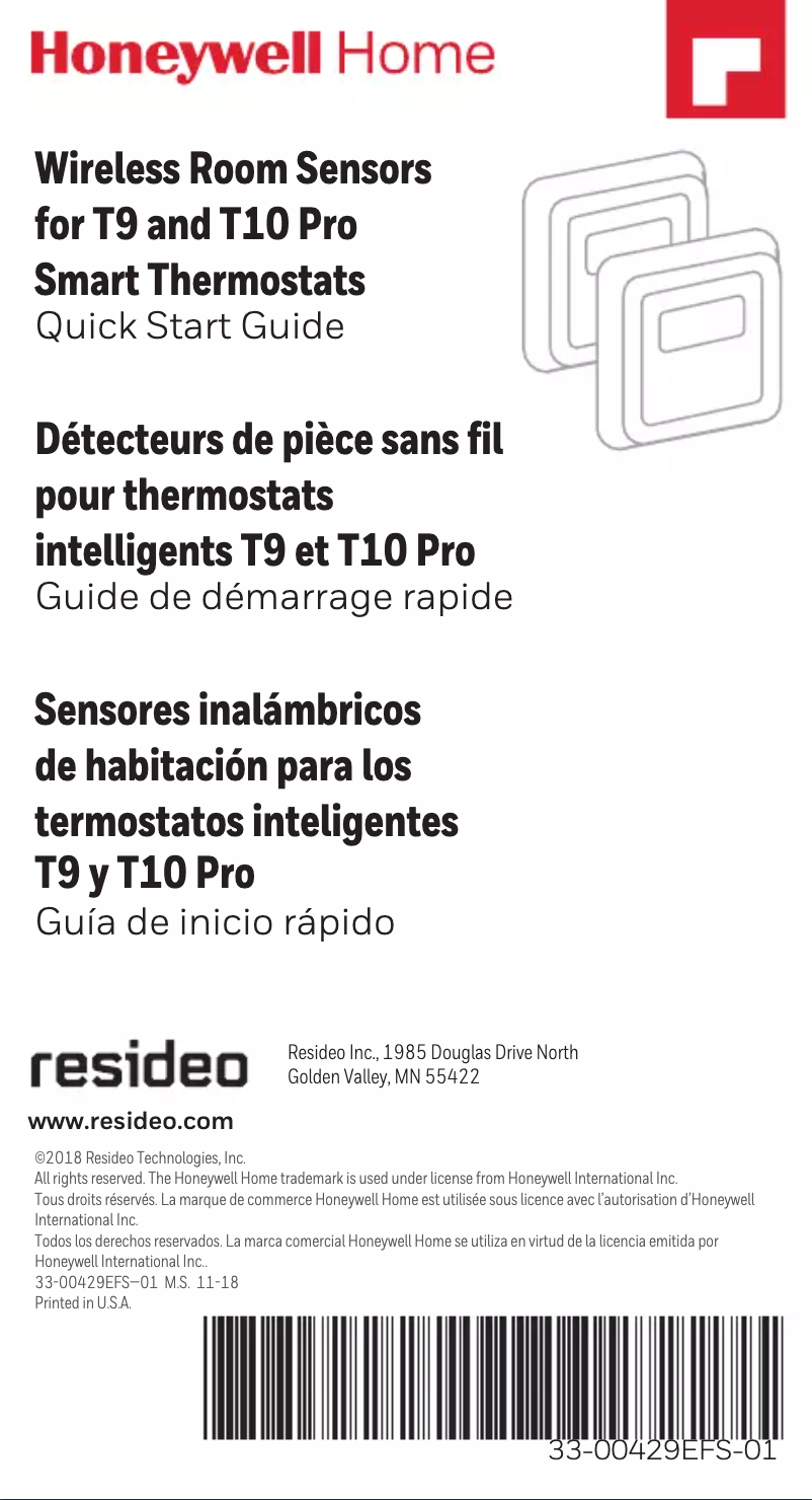 First page image of the manual for Home T9