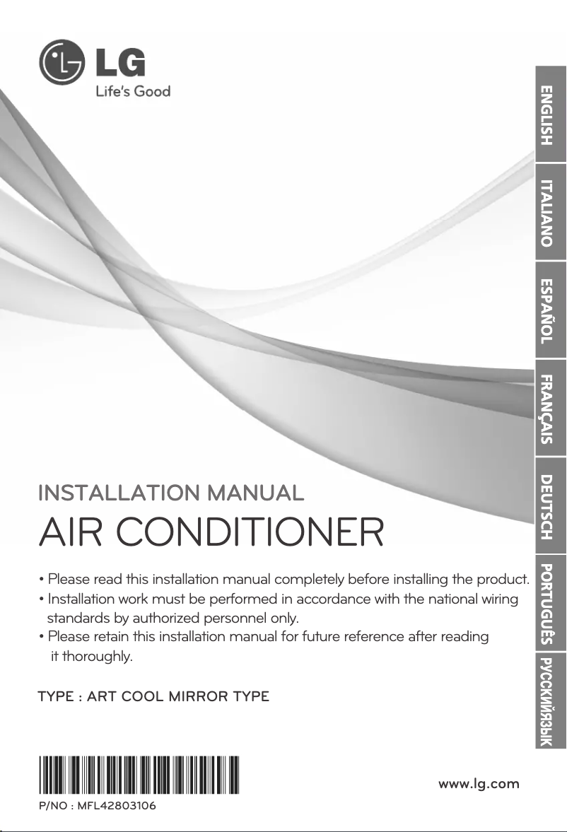 Page 1 of the manual User Manual LG ARNU24GS3M2