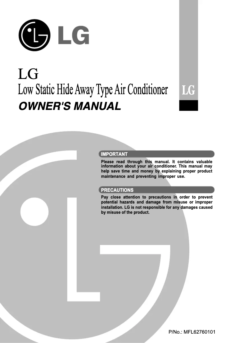 Page 1 of the manual User Manual LG LBNB2258QC
