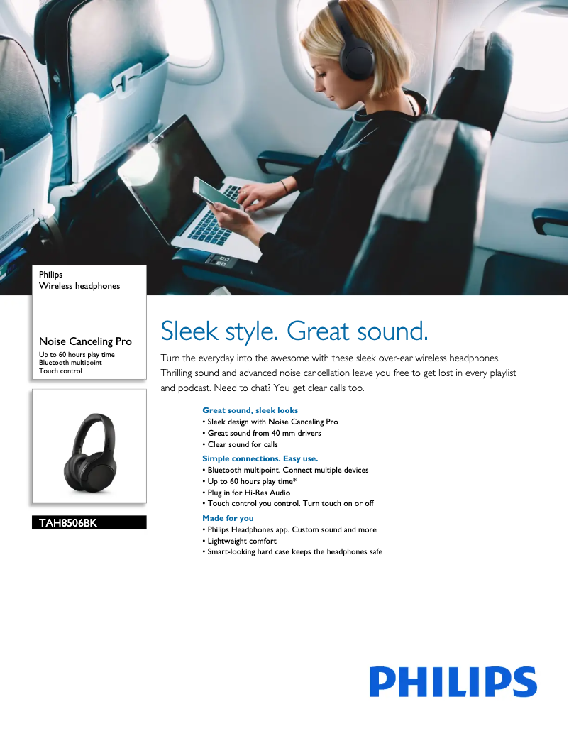 Image de la première page du manuel de l'appareil TAH8506