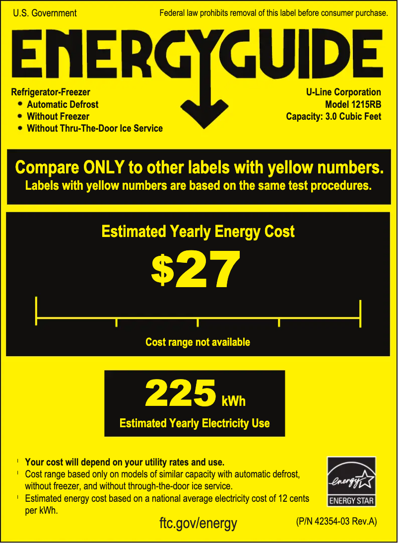 First page image of the manual for U-1215R