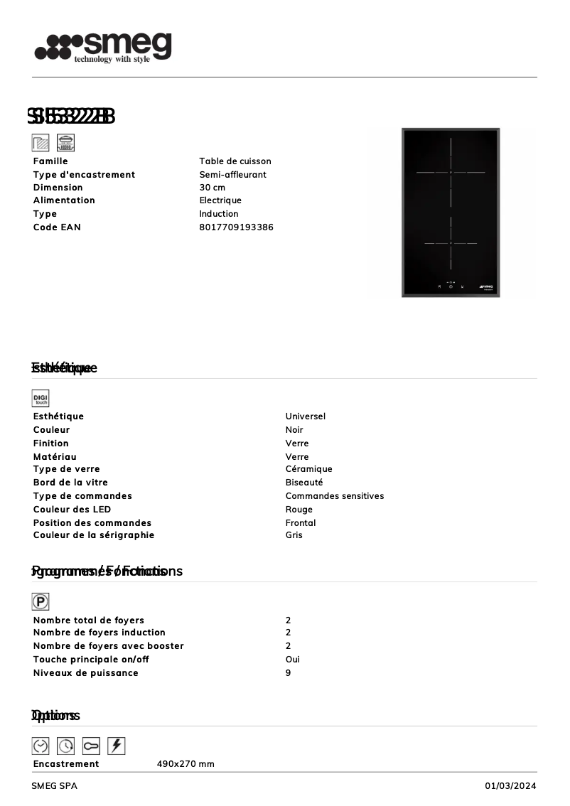 First page image of the manual for SI5322B