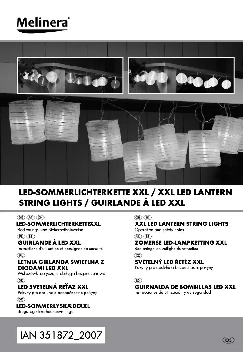 First page image of the manual for IAN 351872