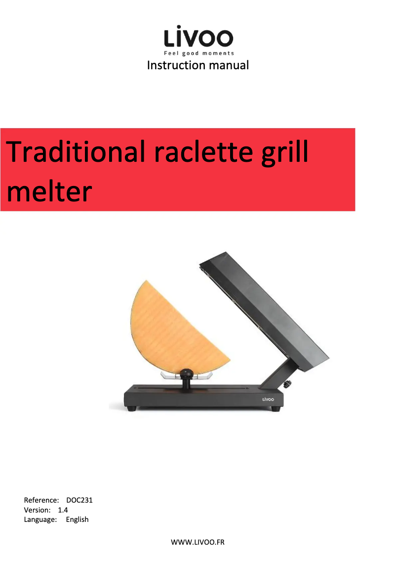 First page image of the manual for DOC231