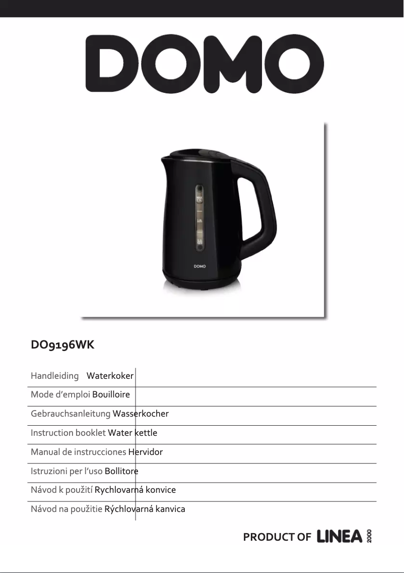 First page image of the manual for DO9196WK