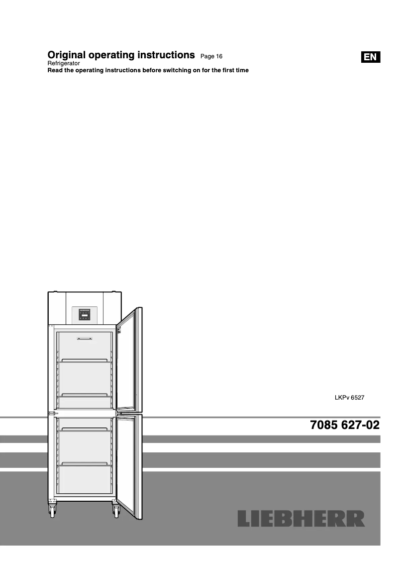 First page image of the manual for LKPv 6527 MediLine
