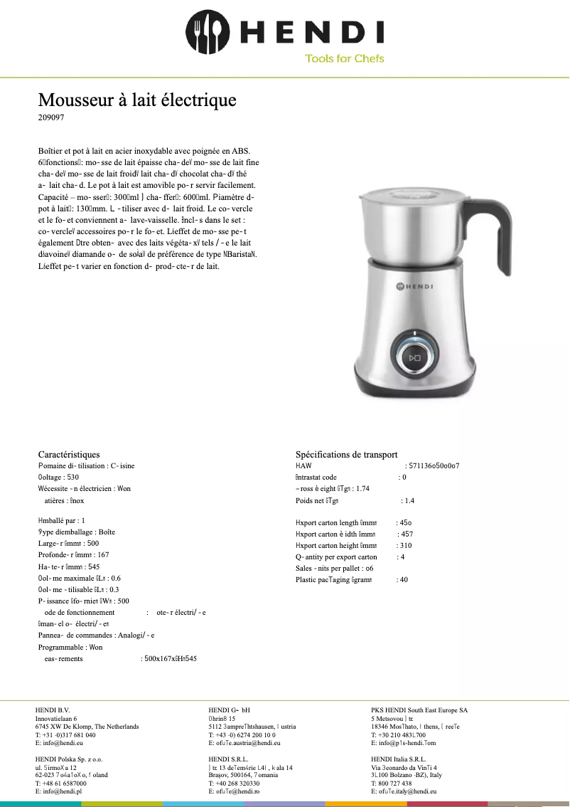 First page image of the manual for 209097