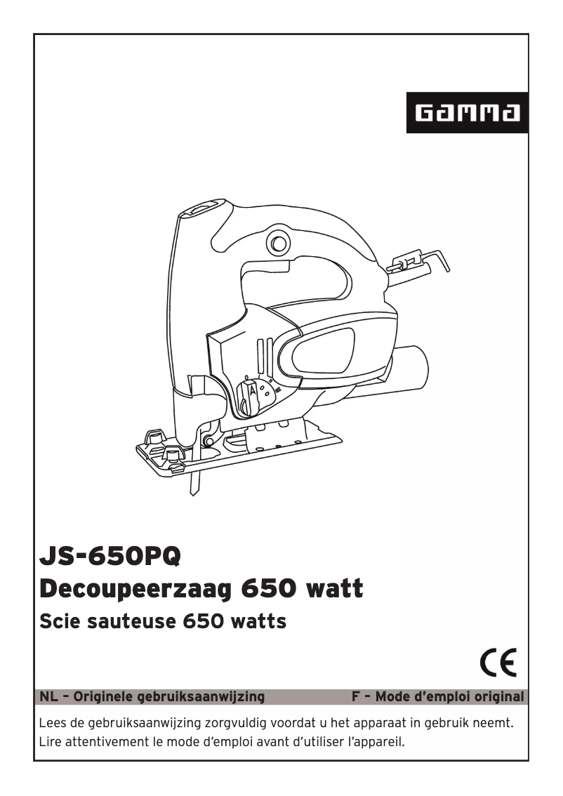 First page image of the manual for JS-650PQ