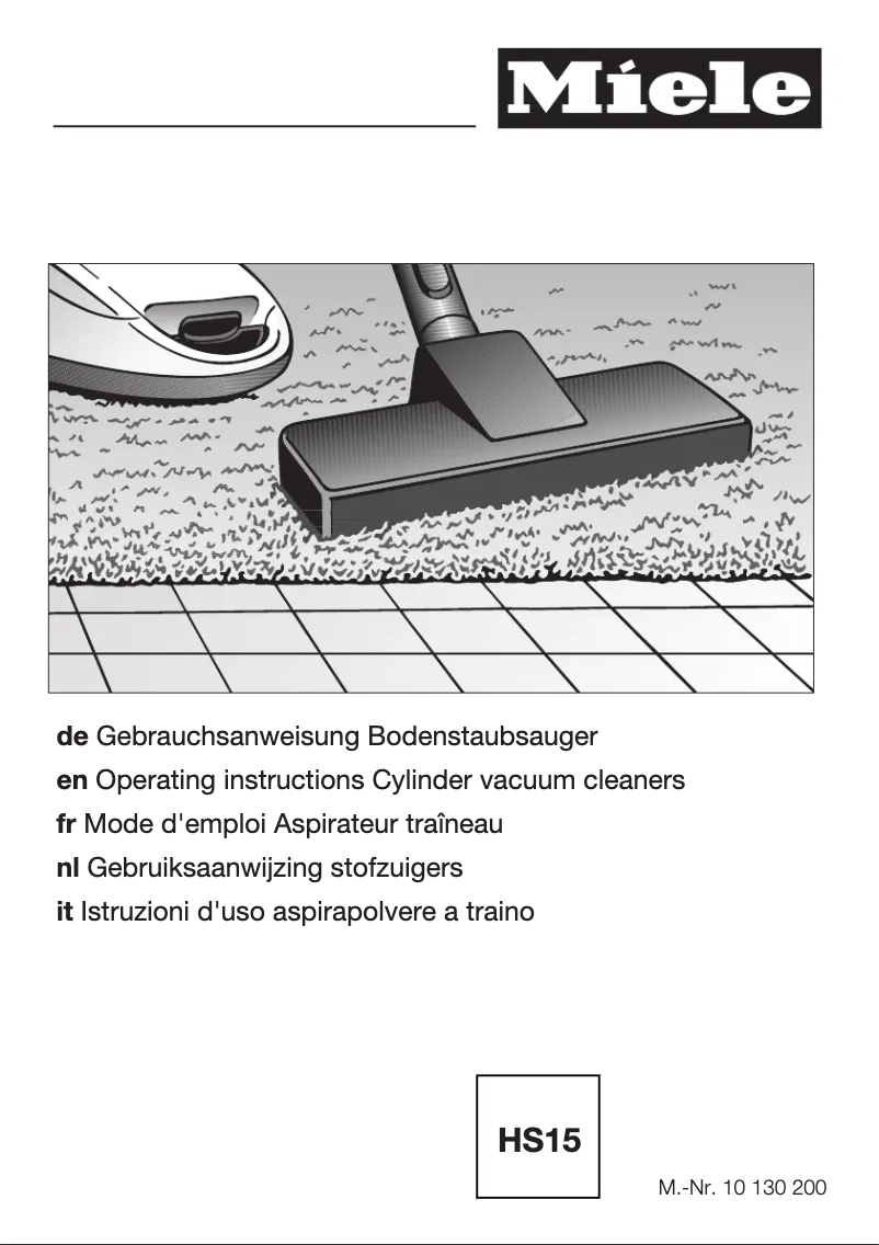 Page 1 of the manual User Manual Miele Complete C3 Electro EcoLine