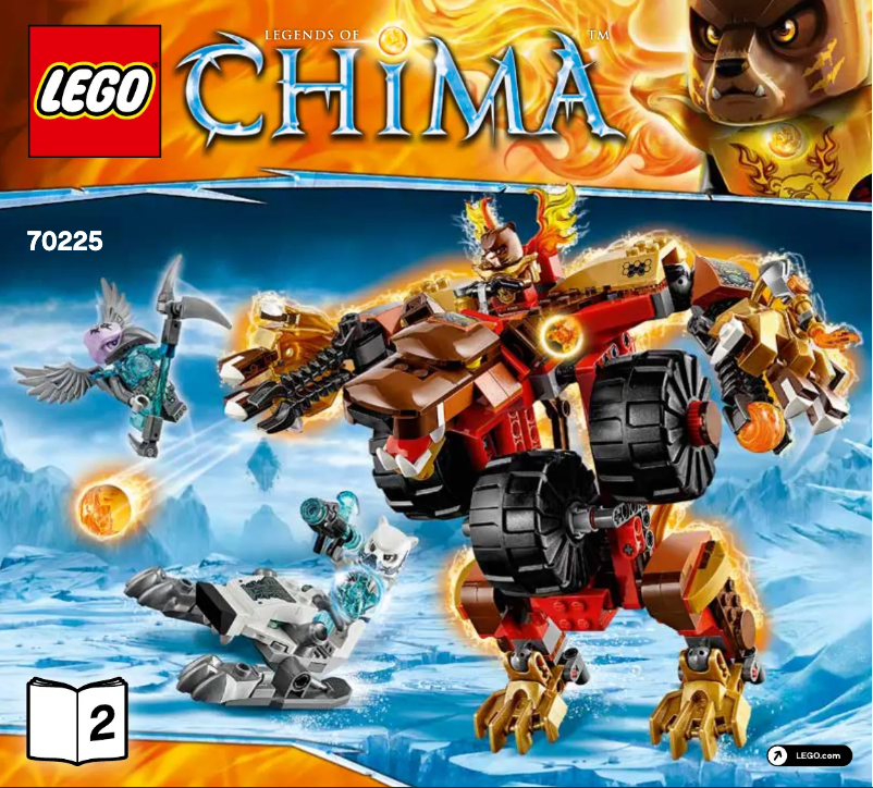 Page 1 of the manual User Manual Lego Chima 70225