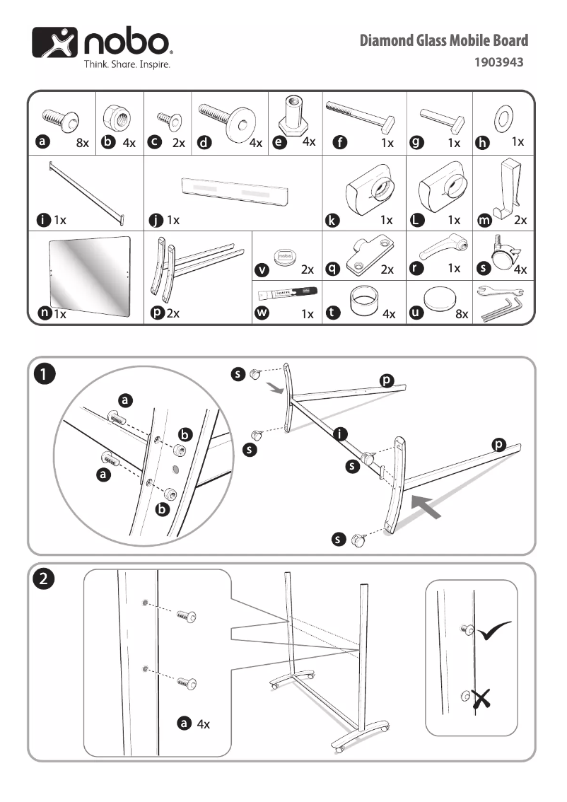 Page 1 of the manual User Manual Nobo Diamond 1903943