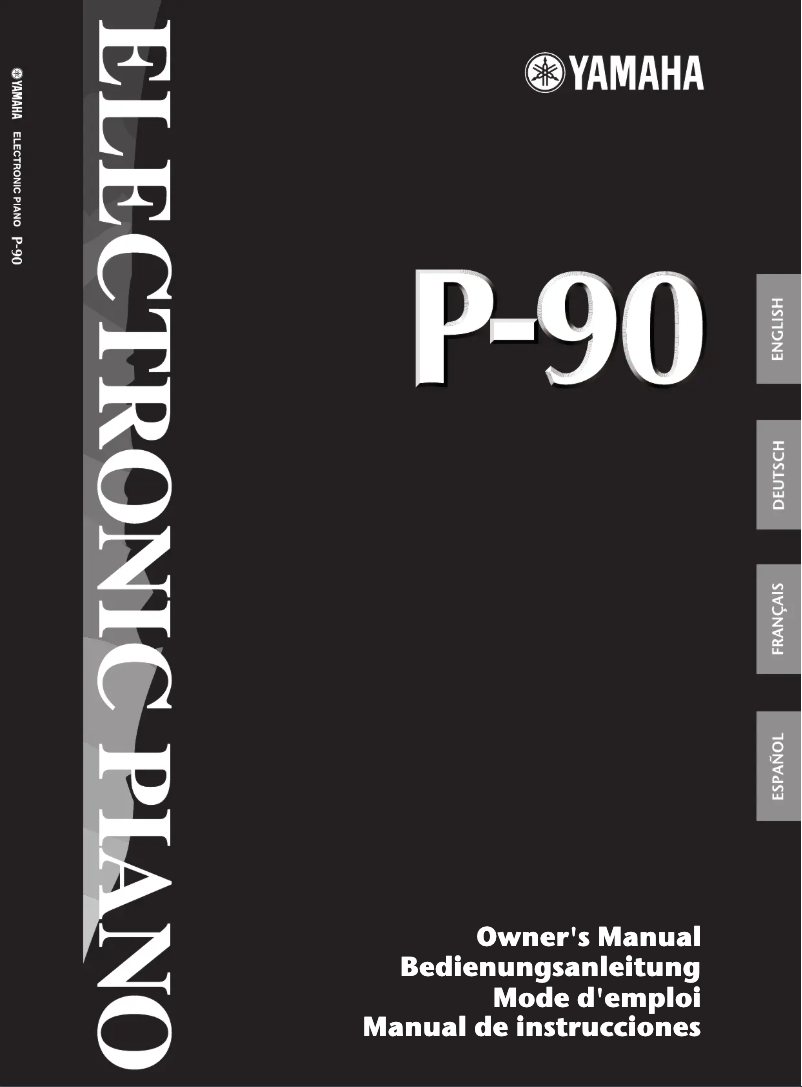 First page image of the manual for P90