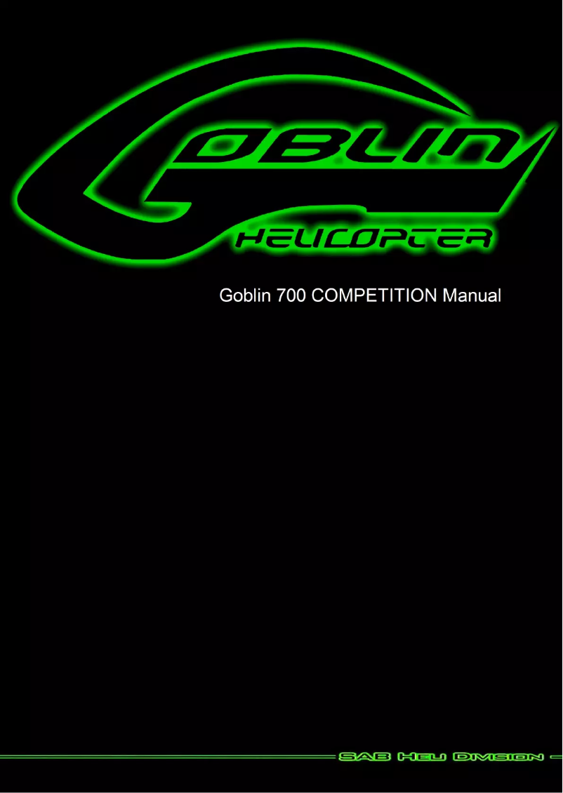 First page image of the manual for SG707