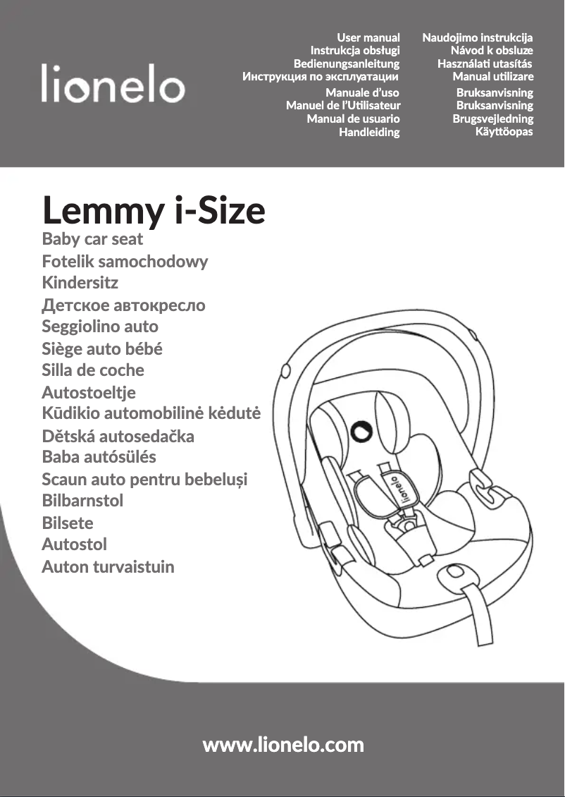 Page 1 de la notice Manuel utilisateur Lionelo ​​Lemmy