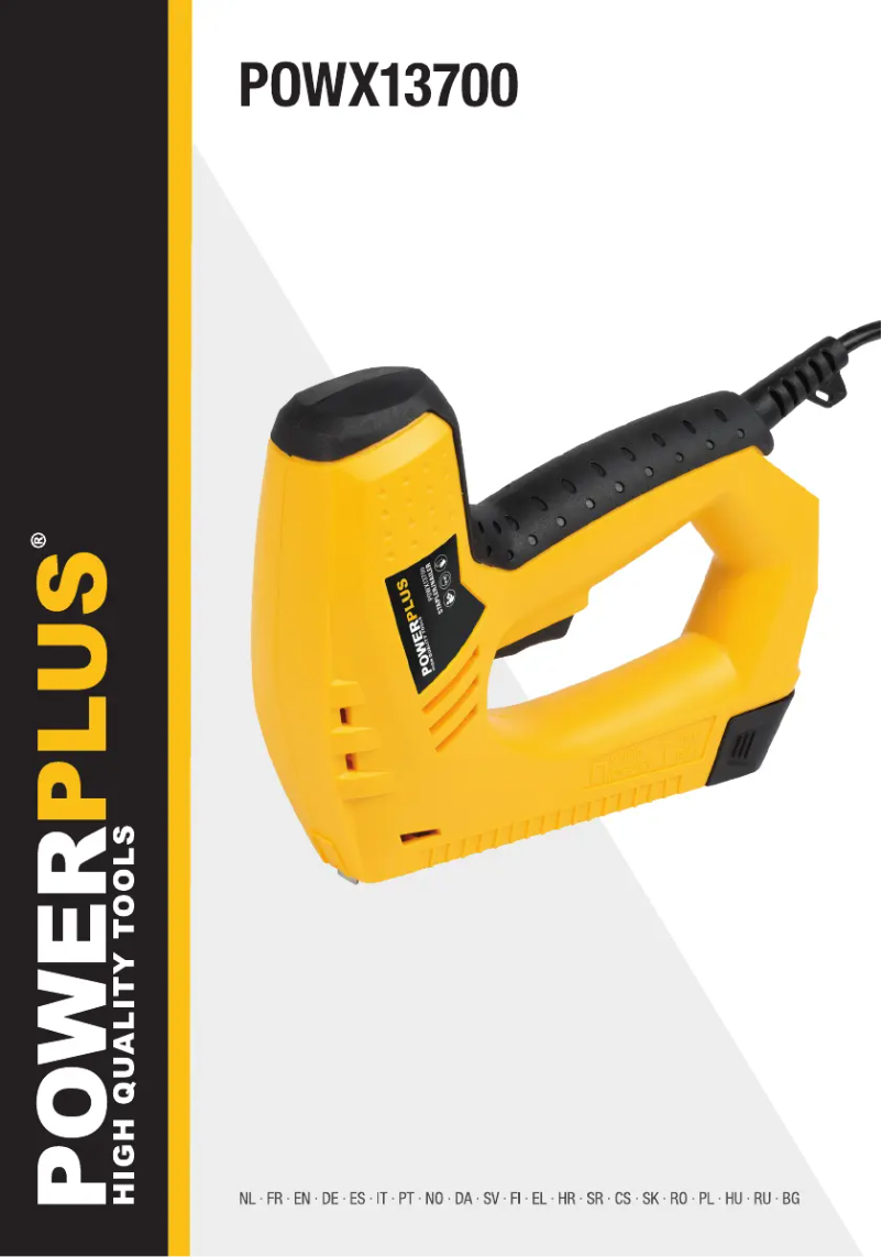 First page image of the manual for POWX13700