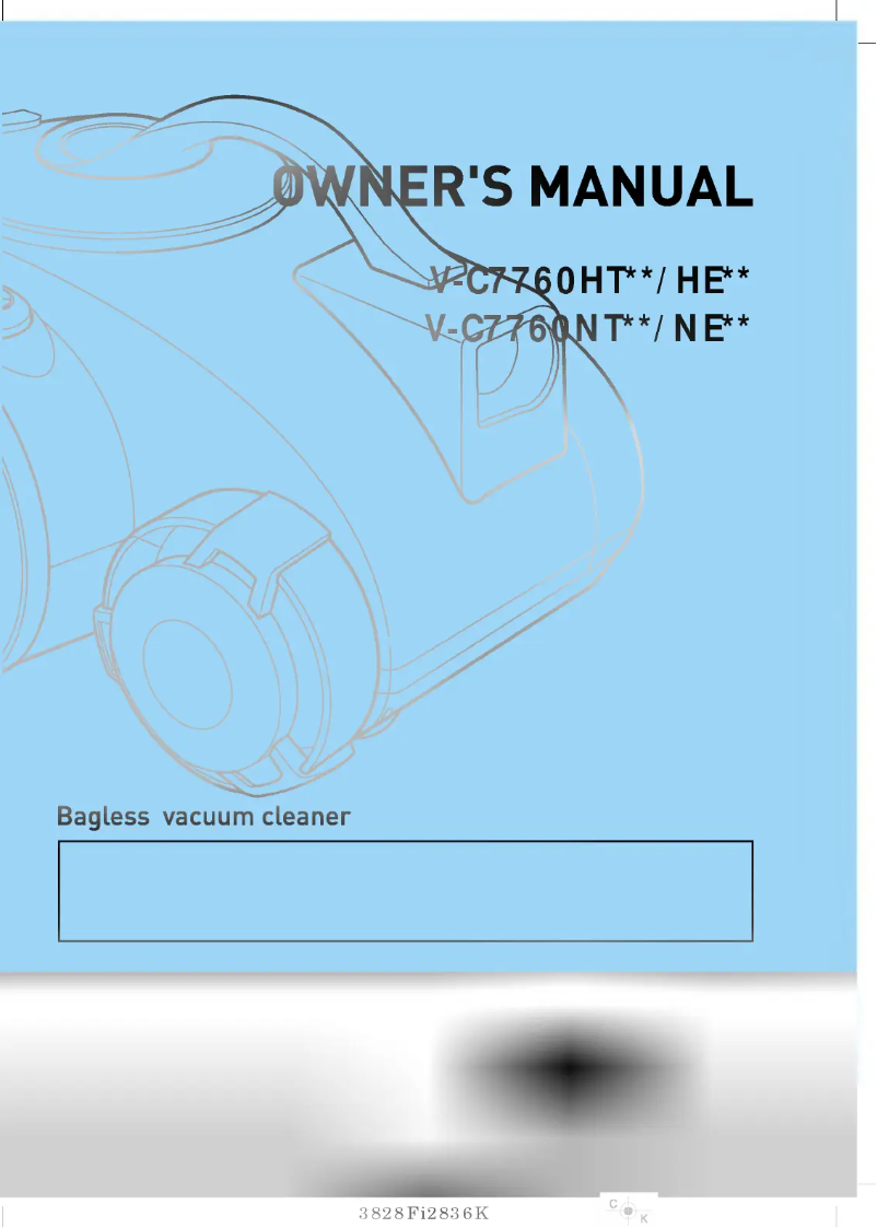 First page image of the manual for V-C7760HE