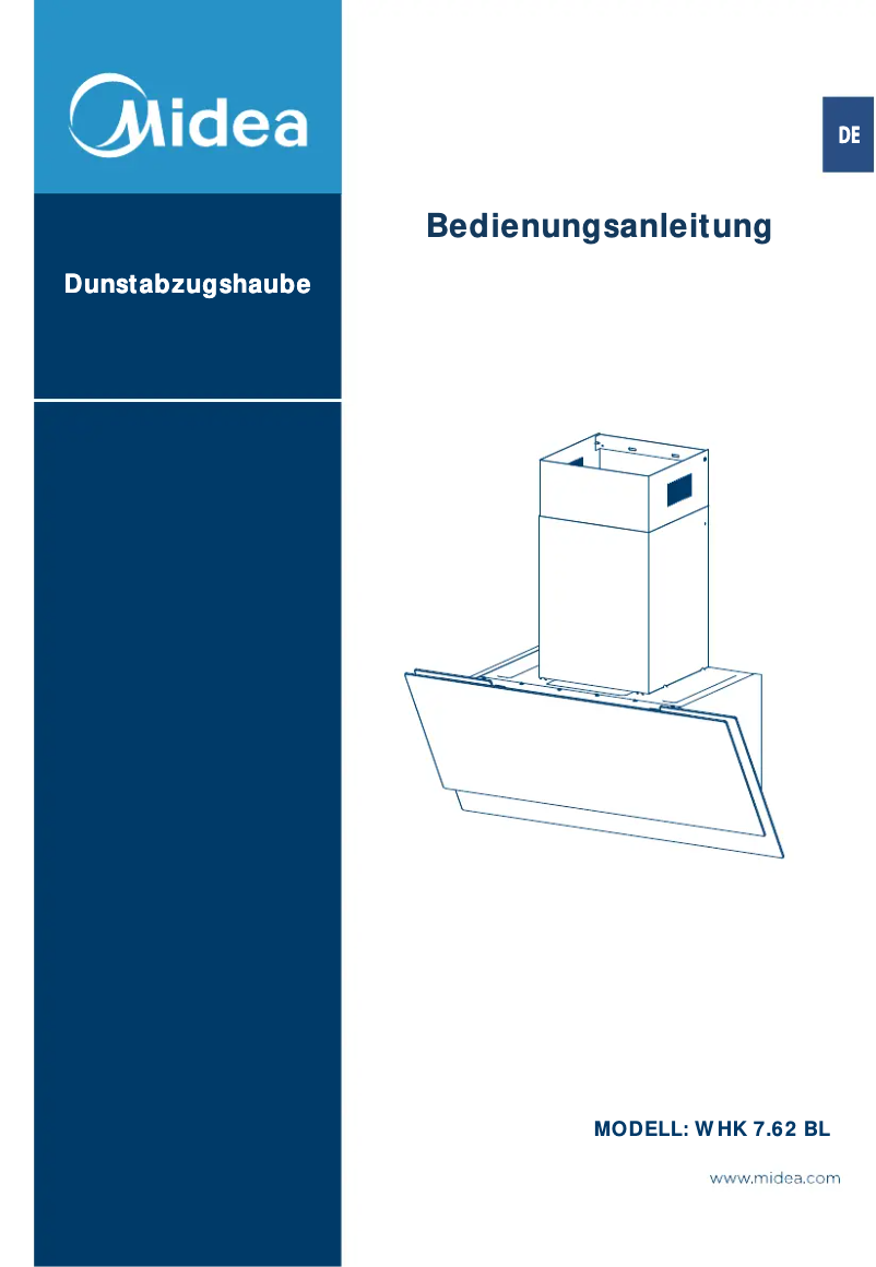 First page image of the manual for WHK 7.62BL