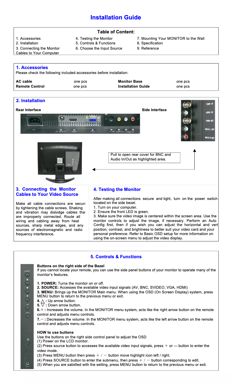 First page image of the manual for EN7517HDM