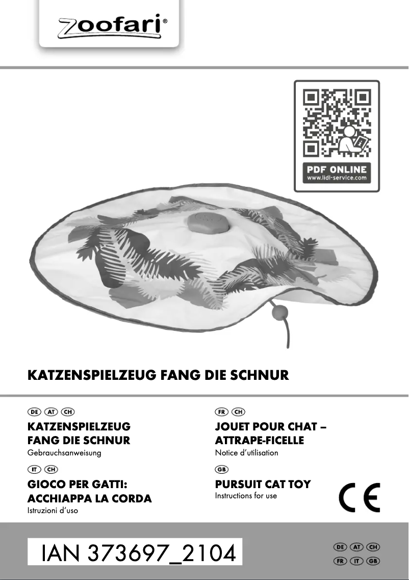 First page image of the manual for IAN 373697