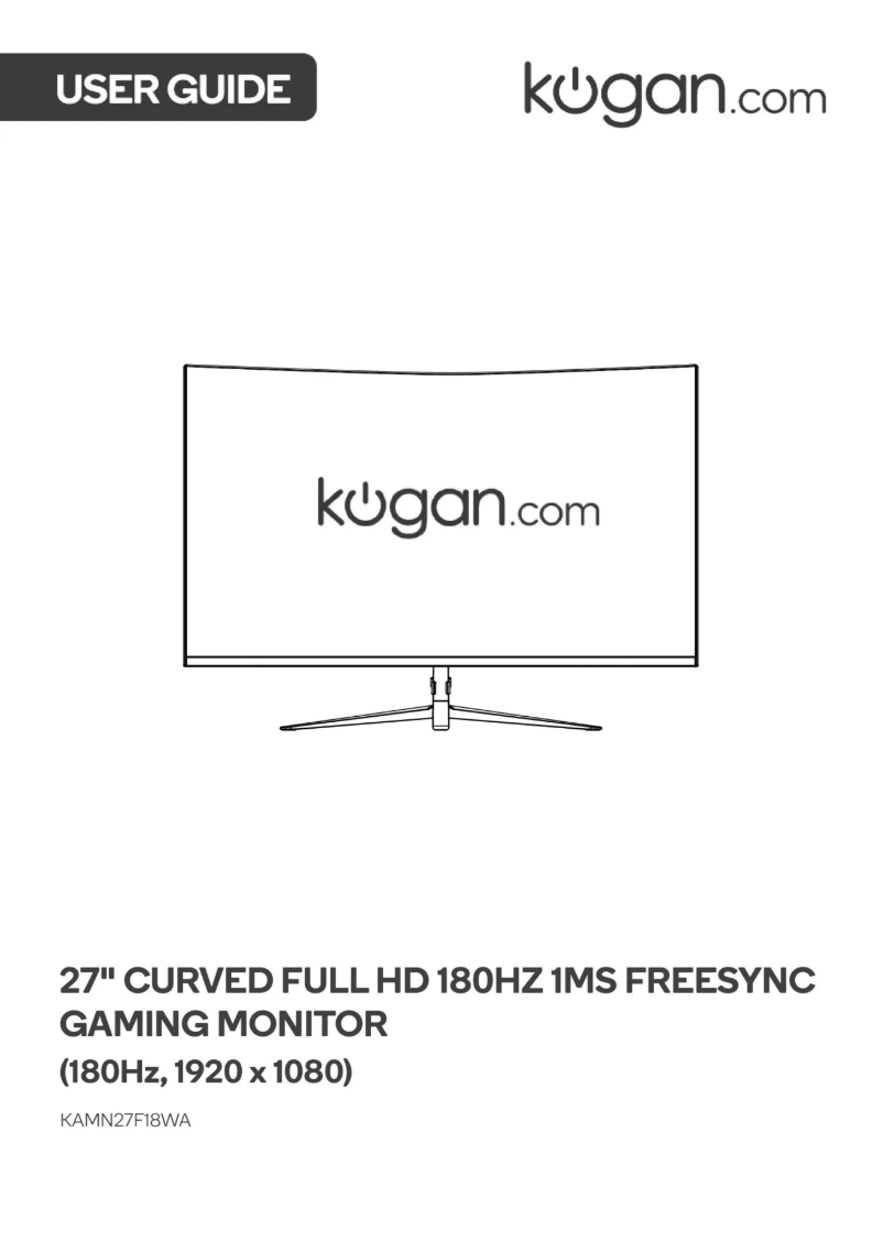 Page 1 of the manual User Manual Kogan KAMN27F18WA