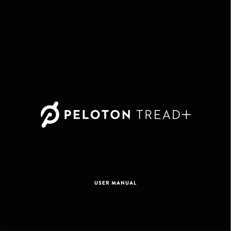 First page image of the manual for Tread+