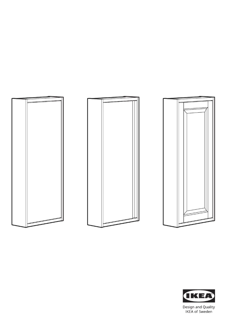 Page 1 of the manual User Manual Ikea ÄNGSJÖN 105.353.13