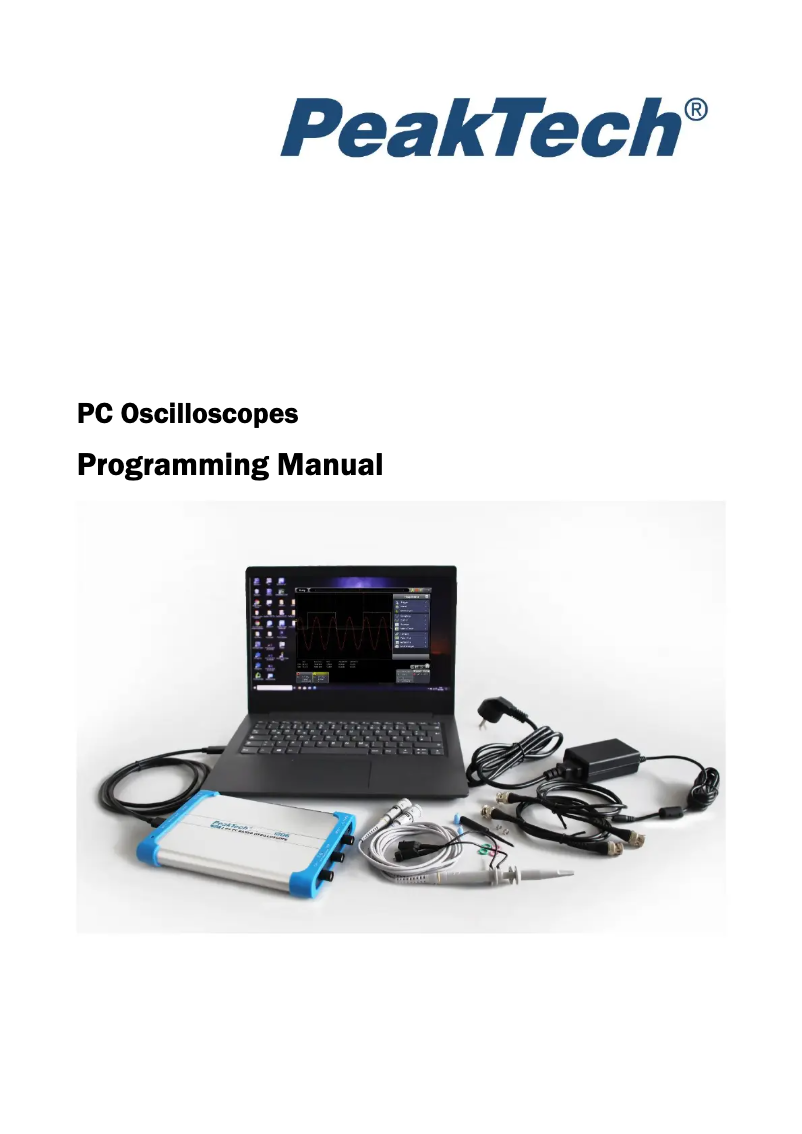 Page 1 of the manual User Manual PeakTech 1331