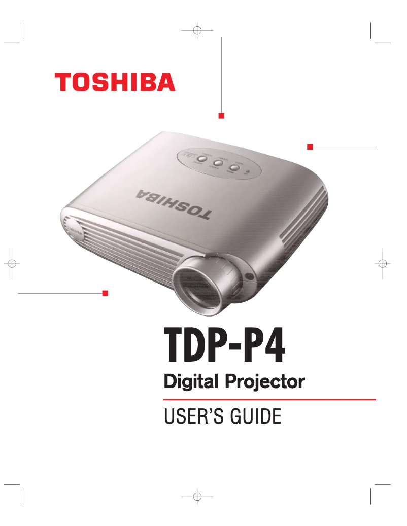 First page image of the manual for TDP-P4