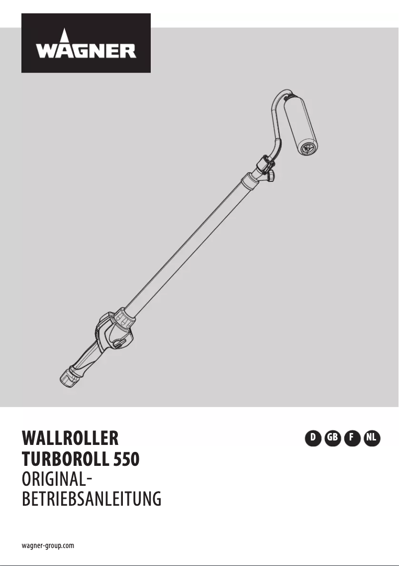 First page image of the manual for TurboRoll 550