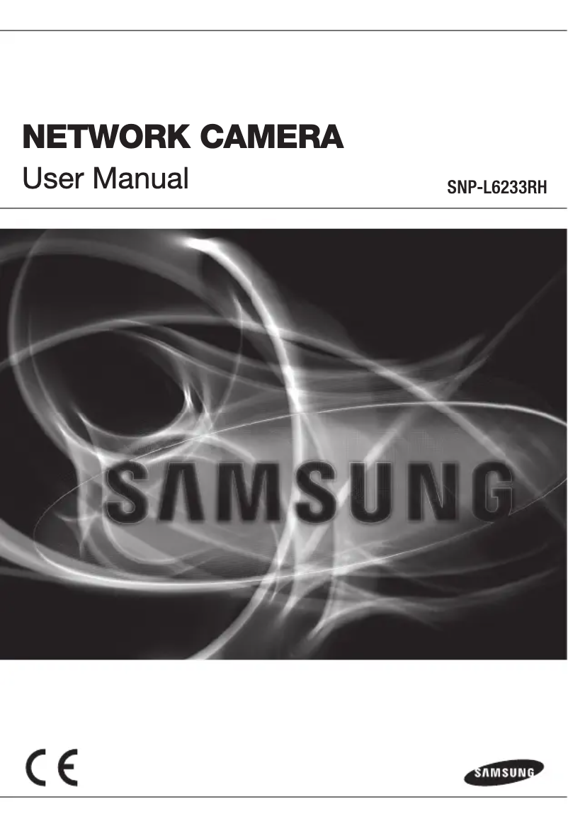 Page 1 of the manual User Manual Samsung SNP-L6233RH