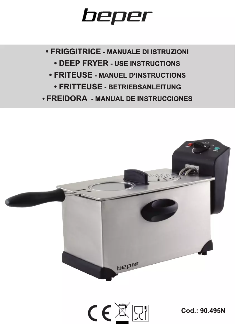 First page image of the manual for 90.495N