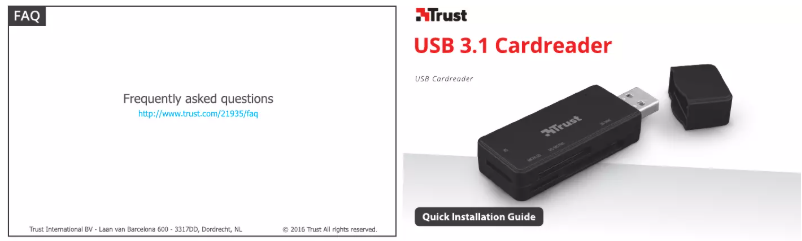 Page 1 of the manual User Manual Trust Nango