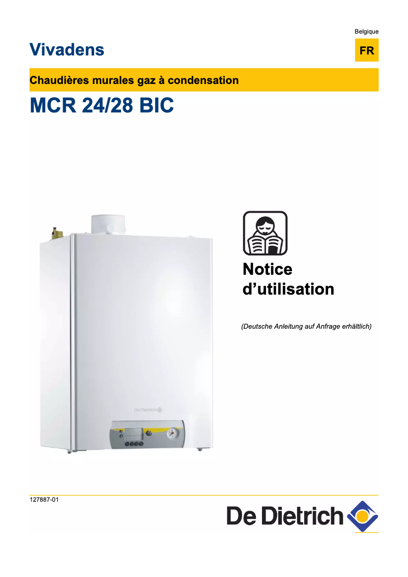 First page image of the manual for Vivadens MCR 24/28 BIC