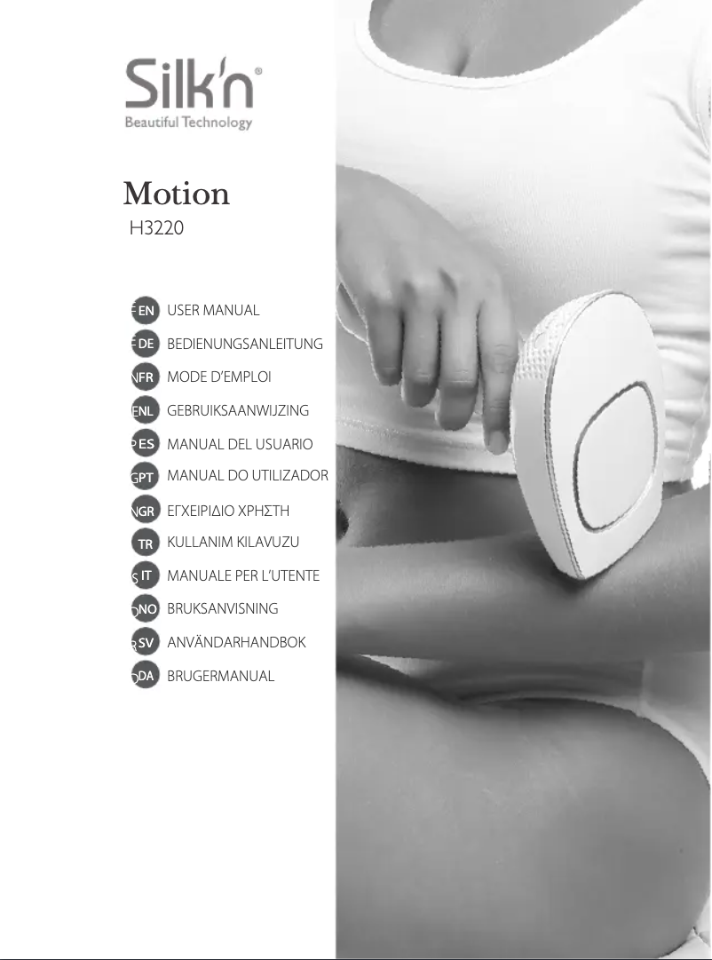 Page 1 de la notice Manuel utilisateur Silk'n Motion 350.000