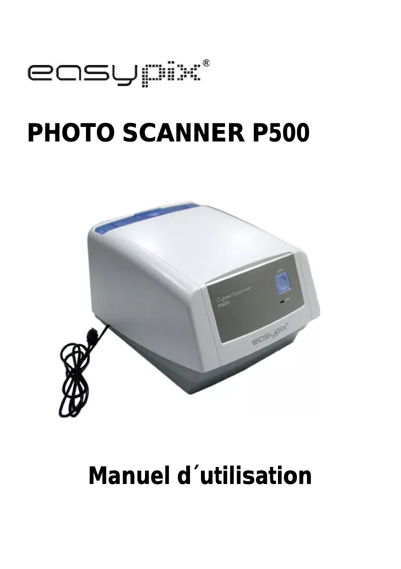 First page image of the manual for P500
